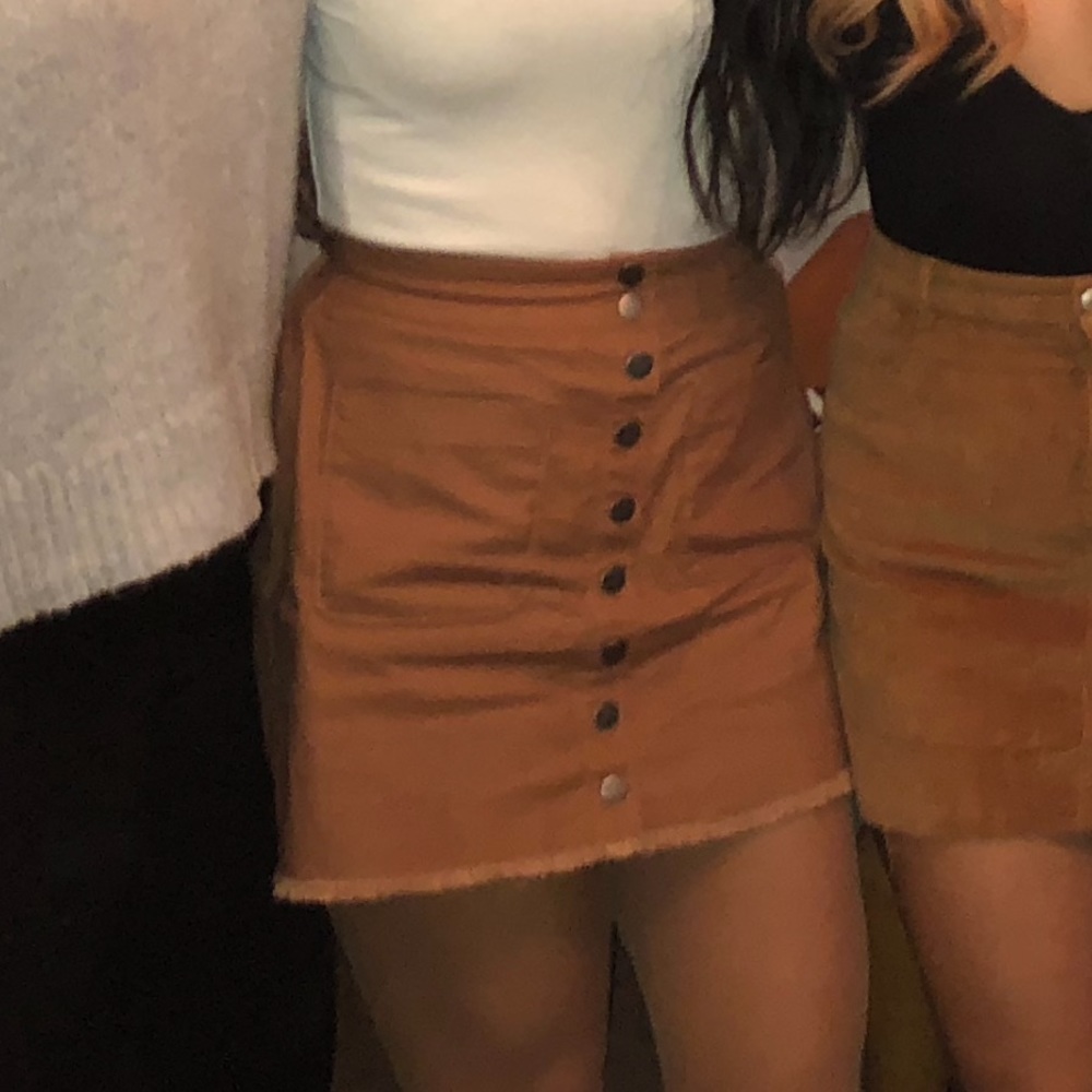 MADEWELL BROWN SKIRT